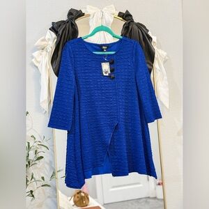 Slim Factor Royal Blue Top